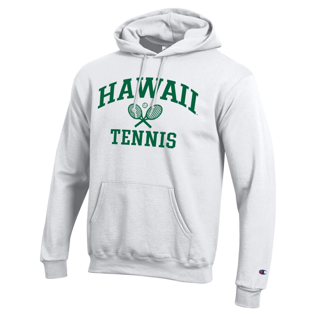  Hawaii Rainbow Warriors Champion Powerblend Pullover Hoodie - White
